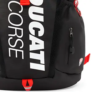 Imagem 4 de Mochila Ducati Corse - Preta/Vermelha