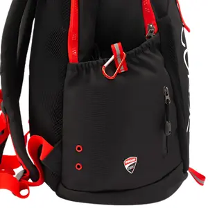 Imagem 5 de Mochila Ducati Corse - Preta/Vermelha