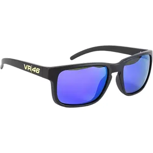 Imagem 2 de Óculos VR46 Race Preto - com Lente Azul Espelhada