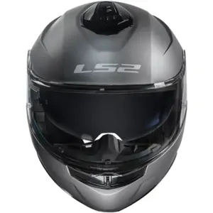 Imagem 3 de Capacete LS2 Strobe 2 FF908 Monocolor - Cinza Titânio Fosco (Articulado)