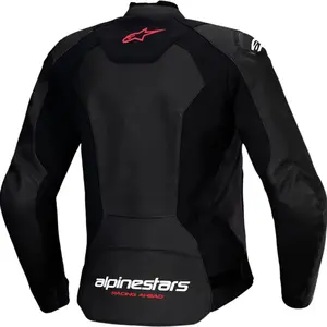 Imagem 2 de Jaqueta Alpinestars Stella Faster V3 Preto/Branco/Coral Fluor (Feminina)