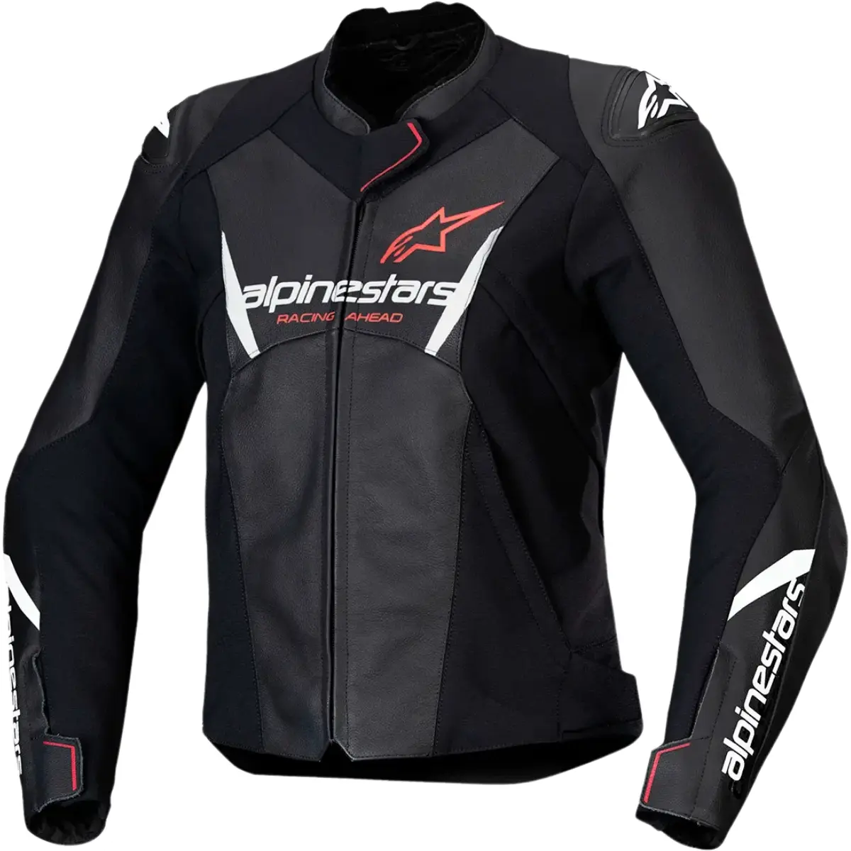 Jaqueta Alpinestars Stella Faster V3 Preto/Branco/Coral Fluor