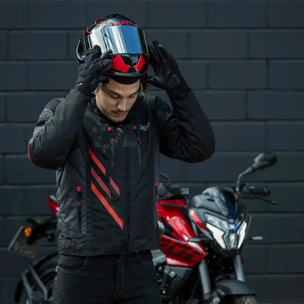 HOT Jaqueta Moto X11 Iron Jaqueta X11 Vermelha Jaqueta X11