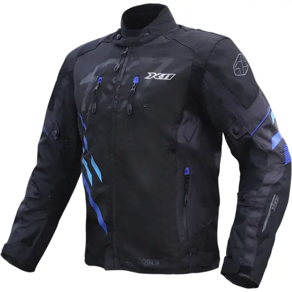 C.F.C-HE- LIMITED スーパーアスラーダ BLACK Ver. Jaqueta X11 Iron 3 Sporadic Preta/Azul - Grid Motors
