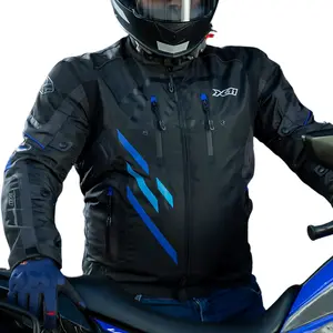 Imagem 3 de Jaqueta X11 Iron 3 Sporadic Preta/Azul