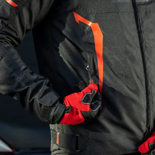 Jaqueta X11 One Sport Sporadic Preto/Vermelho - Grid Motors
