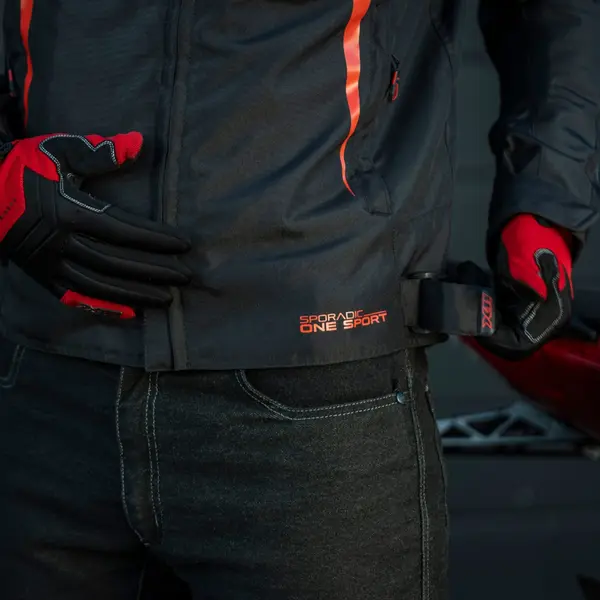 Jaqueta X11 One Sport Sporadic Preto/Vermelho - Grid Motors