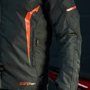Imagem 3 de Jaqueta X11 One Sport Sporadic Preto/Vermelho