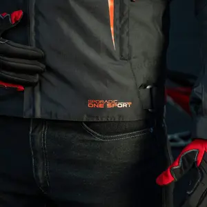 Imagem 5 de Jaqueta X11 One Sport Sporadic Preto/Vermelho