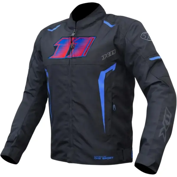 Imagem 1 de Jaqueta X11 One Sport Sporadic Preto/Vermelho/Azul