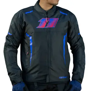 Imagem 2 de Jaqueta X11 One Sport Sporadic Preto/Vermelho/Azul