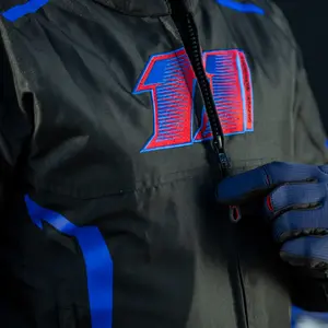 Imagem 6 de Jaqueta X11 One Sport Sporadic Preto/Vermelho/Azul