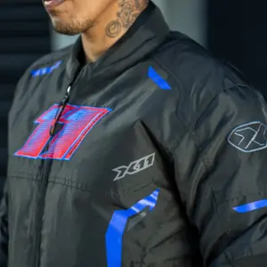 Imagem 7 de Jaqueta X11 One Sport Sporadic Preto/Vermelho/Azul