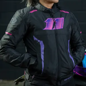 Imagem 4 de Jaqueta X11 One Sport Sporadic Rosa/Roxo (Feminina)