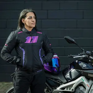 Imagem 14 de Jaqueta X11 One Sport Sporadic Rosa/Roxo (Feminina)