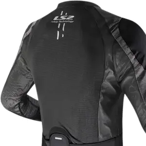 Imagem 5 de Jaqueta LS2 X-Armor - Preto/Prata