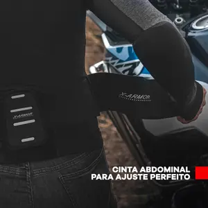 Imagem 9 de Jaqueta LS2 X-Armor - Preto/Prata