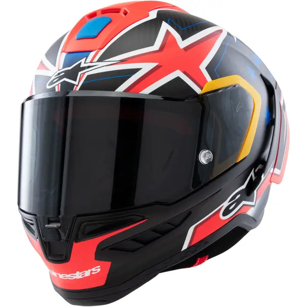 Capacete Alpinestars Supertech R10 Jack Miller LE - Preto/Vermelho