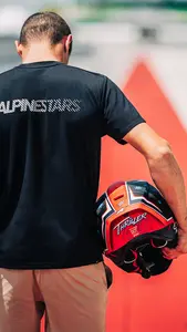 Imagem 11 de Capacete Alpinestars Supertech R10 Jack Miller LE - Preto/Vermelho Fosco (Fibra de Carbono)