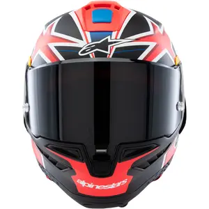 Imagem 4 de Capacete Alpinestars Supertech R10 Jack Miller LE - Preto/Vermelho Fosco (Fibra de Carbono)