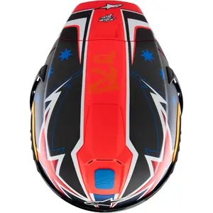Imagem 6 de Capacete Alpinestars Supertech R10 Jack Miller LE - Preto/Vermelho Fosco (Fibra de Carbono)