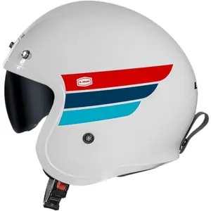 Imagem 1 de Capacete LS2 OF599 Spitfire Retro - Branco/Azul/Vermelho