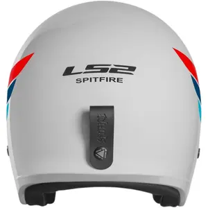 Imagem 7 de Capacete LS2 OF599 Spitfire Retro - Branco/Azul/Vermelho