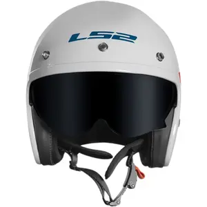 Imagem 3 de Capacete LS2 OF599 Spitfire Retro - Branco/Azul/Vermelho