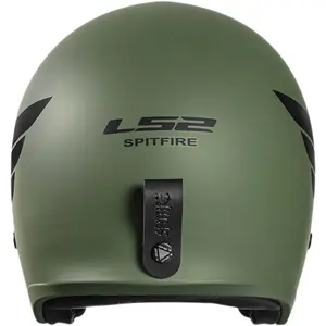 Imagem 8 de Capacete LS2 OF599 Spitfire Retro - Preto/Verde Militar