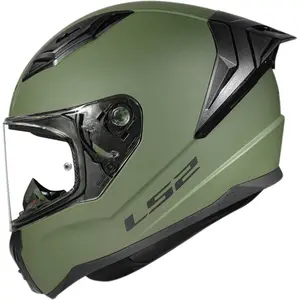 Imagem 2 de Capacete LS2 Vigo Monocolor - Verde Militar