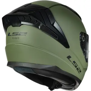 Imagem 9 de Capacete LS2 Vigo Monocolor - Verde Militar