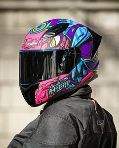 Imagem 12 de Capacete LS2 Vigo Drillox - Roxo Fosco