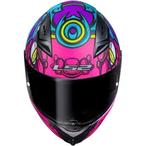 Imagem 7 de Capacete LS2 Vigo Drillox - Roxo Fosco