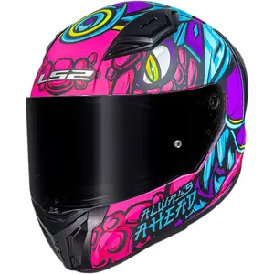 Imagem 4 de Capacete LS2 Vigo Drillox - Roxo Fosco