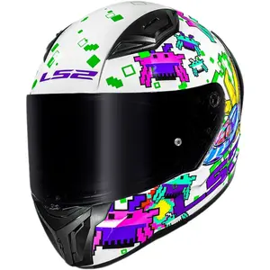 Imagem 4 de Capacete LS2 Vigo Space Attack - Branco