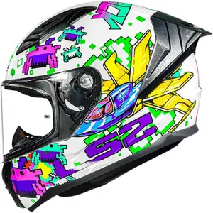 Imagem 2 de Capacete LS2 Vigo Space Attack - Branco