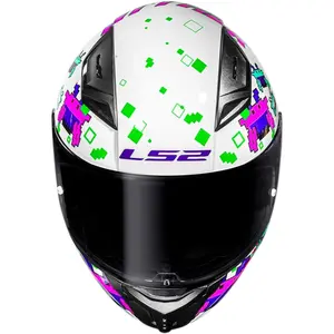 Imagem 7 de Capacete LS2 Vigo Space Attack - Branco