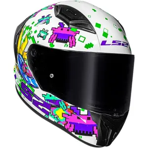 Imagem 5 de Capacete LS2 Vigo Space Attack - Branco