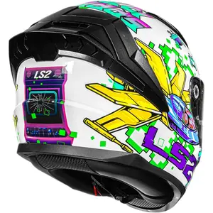Imagem 8 de Capacete LS2 Vigo Space Attack - Branco