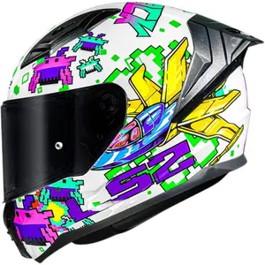 Capacete LS2 Vigo Space Attack - Branco