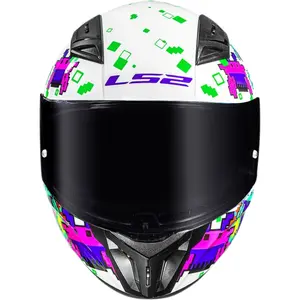 Imagem 6 de Capacete LS2 Vigo Space Attack - Branco