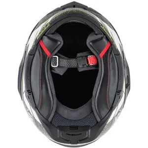 Imagem 6 de Capacete Shoei GT-Air 3 Hike TC-11 - Branco/Bronze/Amarelo Fluor