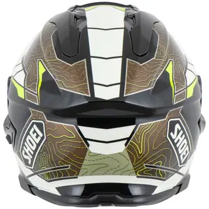 Imagem 7 de Capacete Shoei GT-Air 3 Hike TC-11 - Branco/Bronze/Amarelo Fluor