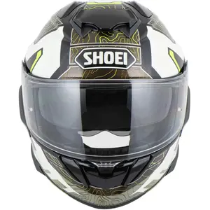 Imagem 3 de Capacete Shoei GT-Air 3 Hike TC-11 - Branco/Bronze/Amarelo Fluor