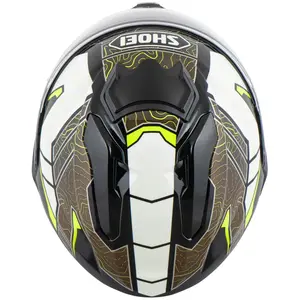 Imagem 5 de Capacete Shoei GT-Air 3 Hike TC-11 - Branco/Bronze/Amarelo Fluor