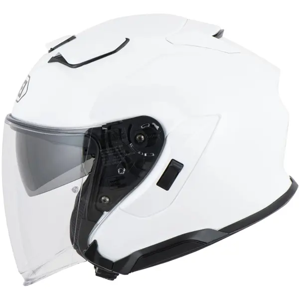 Capacete Shoei J-Cruise 3 Monocolor - Branco (Aberto) - Grid Motors