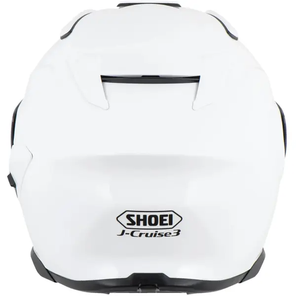 Capacete Shoei J-Cruise 3 Monocolor - Branco (Aberto) - Grid Motors