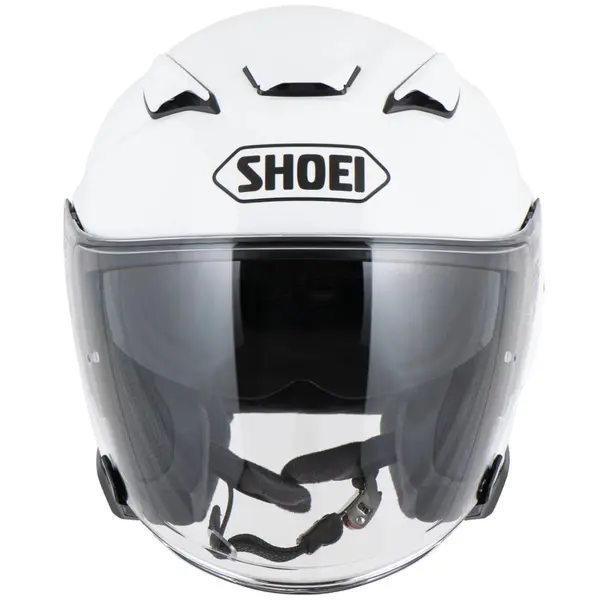 Capacete Shoei J-Cruise 3 Monocolor - Branco (Aberto) - Grid Motors