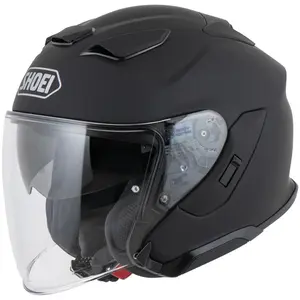 Capacete Shoei J-Cruise 3 Monocolor - Preto Fosco (Aberto)