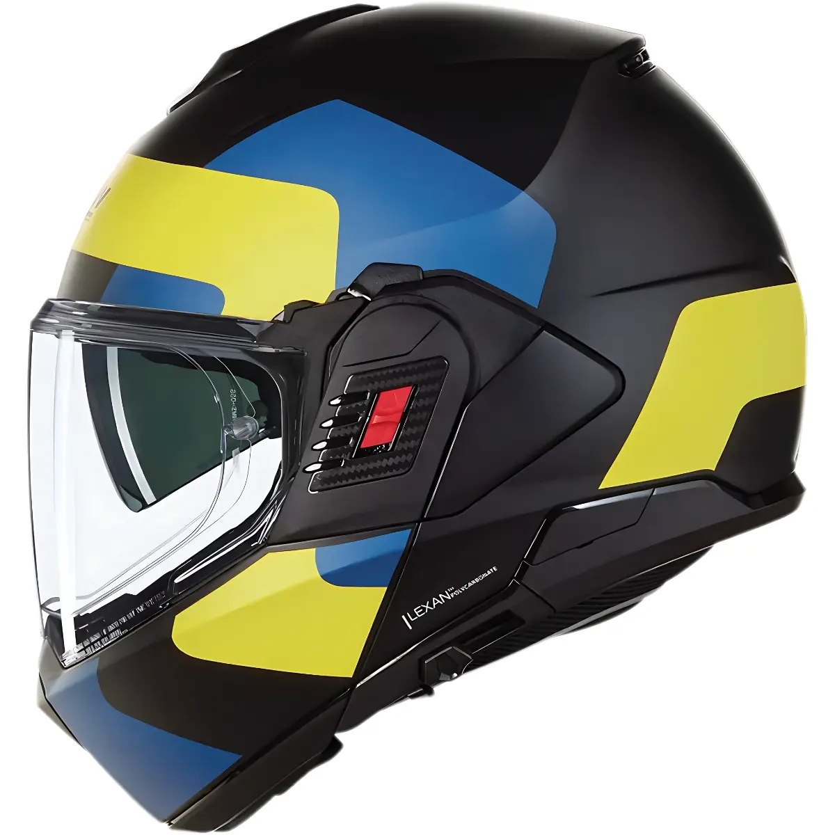 Capacete Nolan N120-1 Omocromo - Azul (Articulado) - Grid Motors